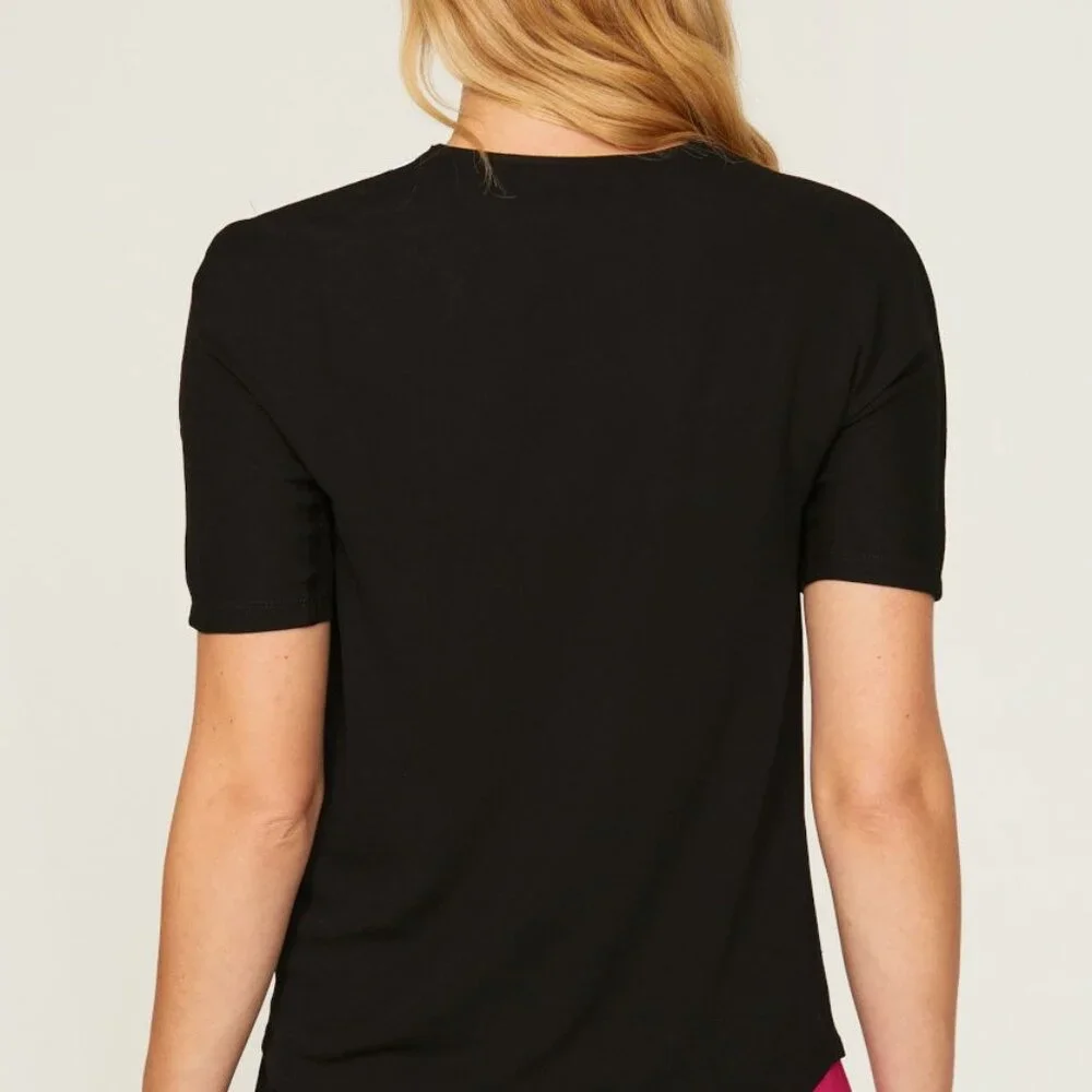 Tory Burch Colorblock Knit Top, 0